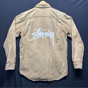 Custom Stussy Carhartt Men's Rugged Long Sleeves Shirt M